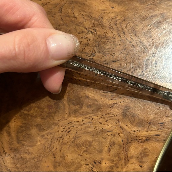 OLIVER PEOPLES Sheldrake Metal OV1179S Bone Pecan Taupe Mirrored Sunglasses 1179 - Picture 8 of 10